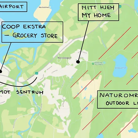 Villa Moderne I Naerheten Av Flott Naturomrade Alta